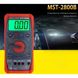 MST-2800B Digitalmultimeter mit großem LCD-Display für Kfz