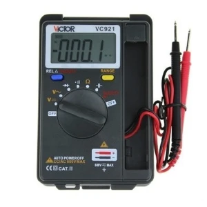 Kompaktes Autorange-Multimeter Victor VC921 mit LCD und erweiterten Funktionen