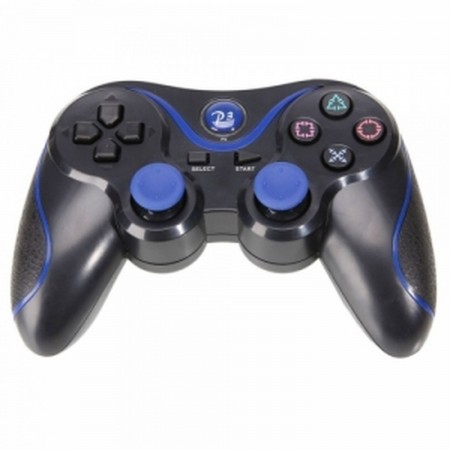 Neues Design blau und schwarz Kompatible Steuerung PS3 Dual Shock 3 Sixaxis CONTROLLERS PS3  9.00 euro - satkit