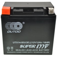 Motorradbatterie Ytx14-Bs Gel-Batterie