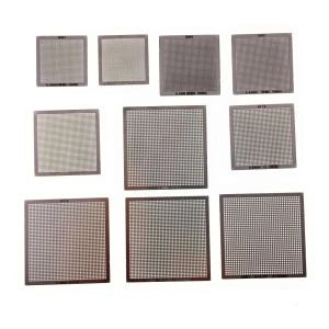 10er-Set universelle BGA-Reballing-Schablonen 0,3 bis 0,76 mm