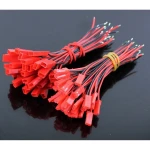 20er-Set JST-Steckverbinder mit Kabel (10x Buchse + 10x Stecker) für Drohnen und RC