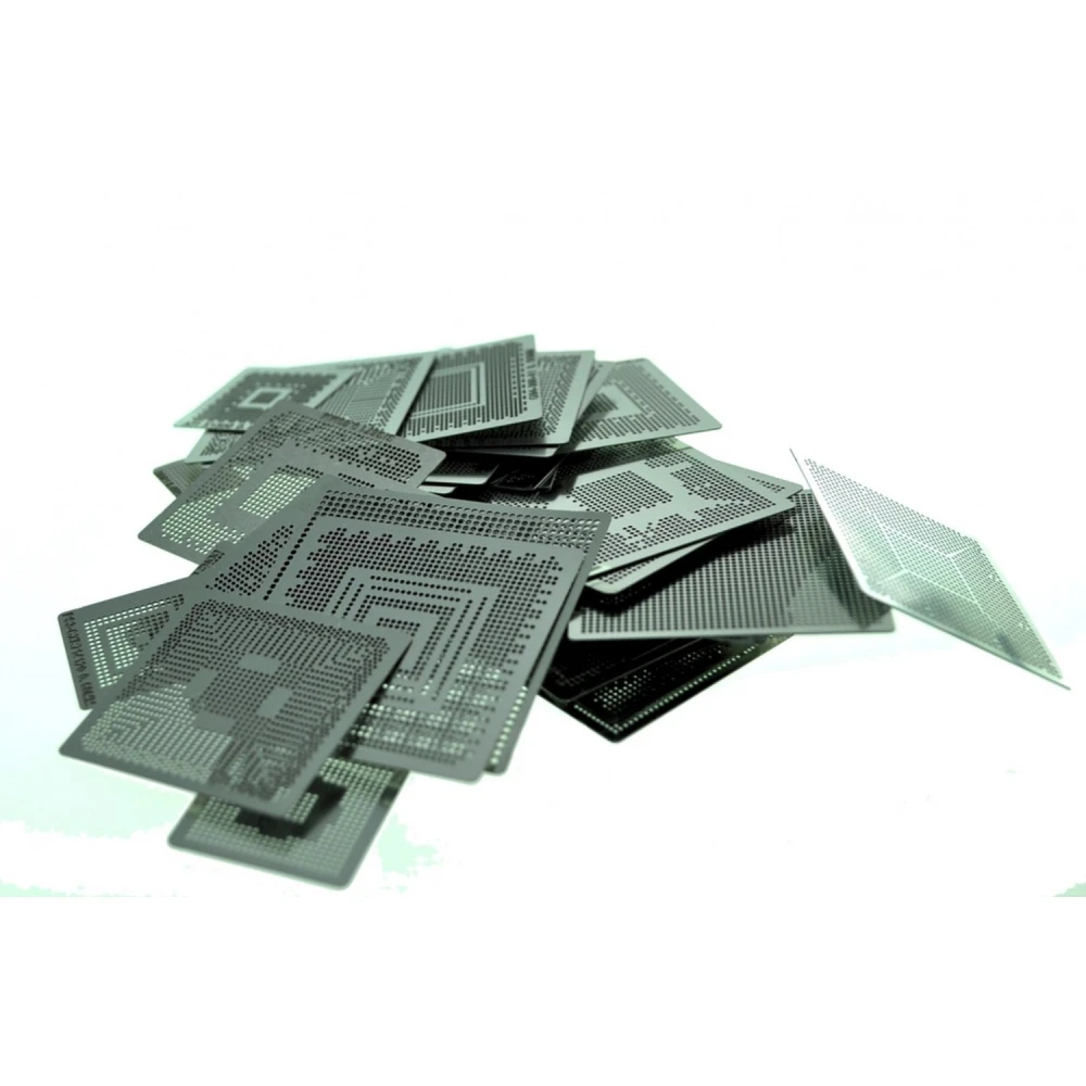 Pack 79 Heißluft-Stencils für BGA-Löten und Elektronikreparatur