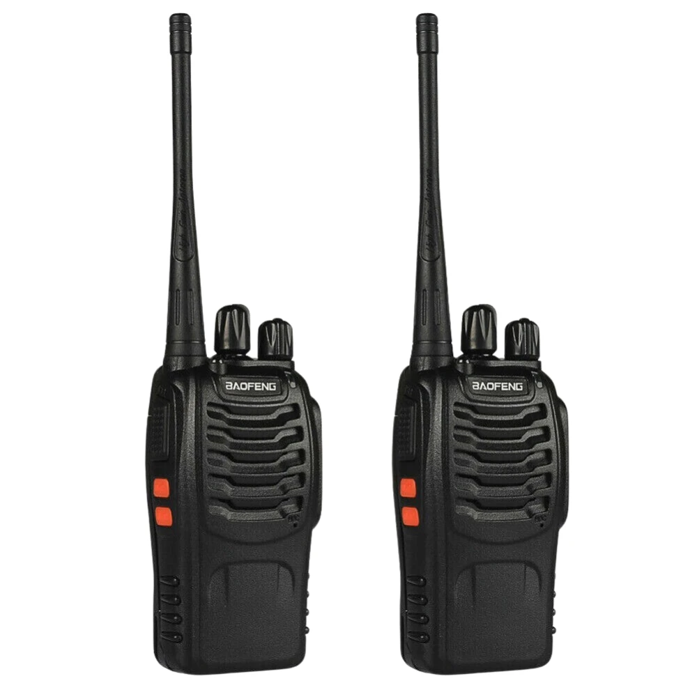 2er-Set Baofeng BF-888S Dualband UHF 5W mit Headset