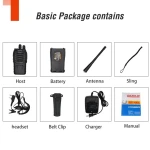 2er-Set Baofeng BF-888S Dualband UHF 5W mit Headset