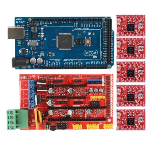 Reprap RAMPS 1.4 + Arduino Mega + 5 A4988 Stepper-Treiber für 3D-Drucker