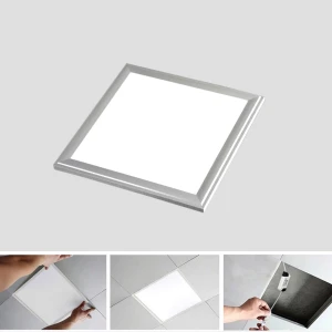 LED-Panel Slim 30x30cm 12W Silberrahmen 6000K