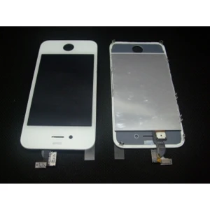 Weiße iPhone 4S Displayeinheit mit Touchscreen und Glas