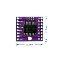 Unterstützung Der I2c-Port-Schnittstelle Arduino Cascading Extended Module Pcf8574t I / O Unterstützung Der I2c-Port-Schnittstelle Arduino Cascading Extended Module Pcf8574t I / O