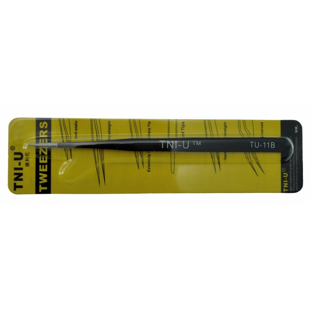 Pinzas para soldadura electrónica antiestáticas punta recta de satkit