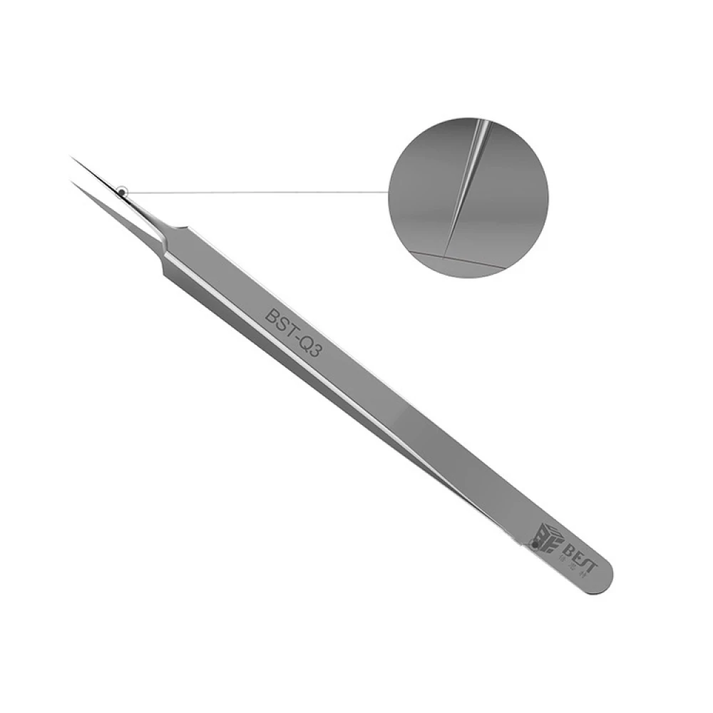 Best Q3 Präzisionspinzette für Elektronik, gerade zum Entfernen von Bauteilen