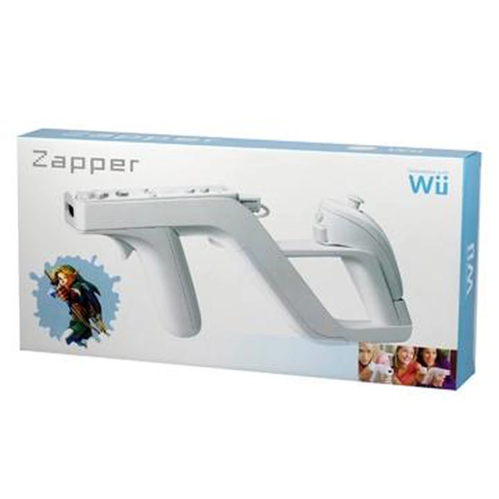 Wii Zapper Pistole kompatibel mit Wii Remote und Nunchuck