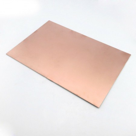 Laminierte Glasfaser DIY Kupferplattierte Platte 15x20cm Einseitige Leiterplatte 
