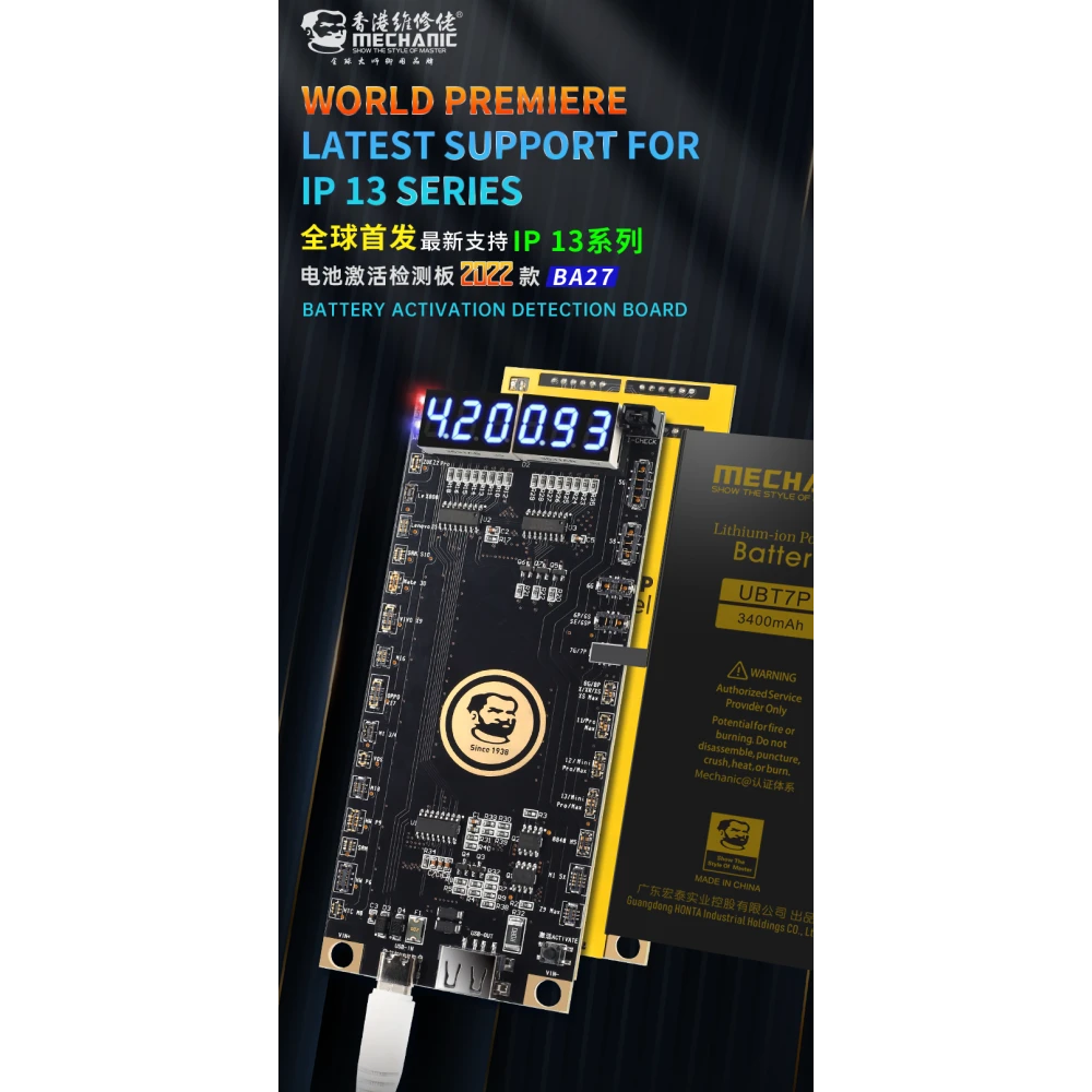 Mechanic BA27 Batterie-Aktivierungsplatine für iPhone und Android