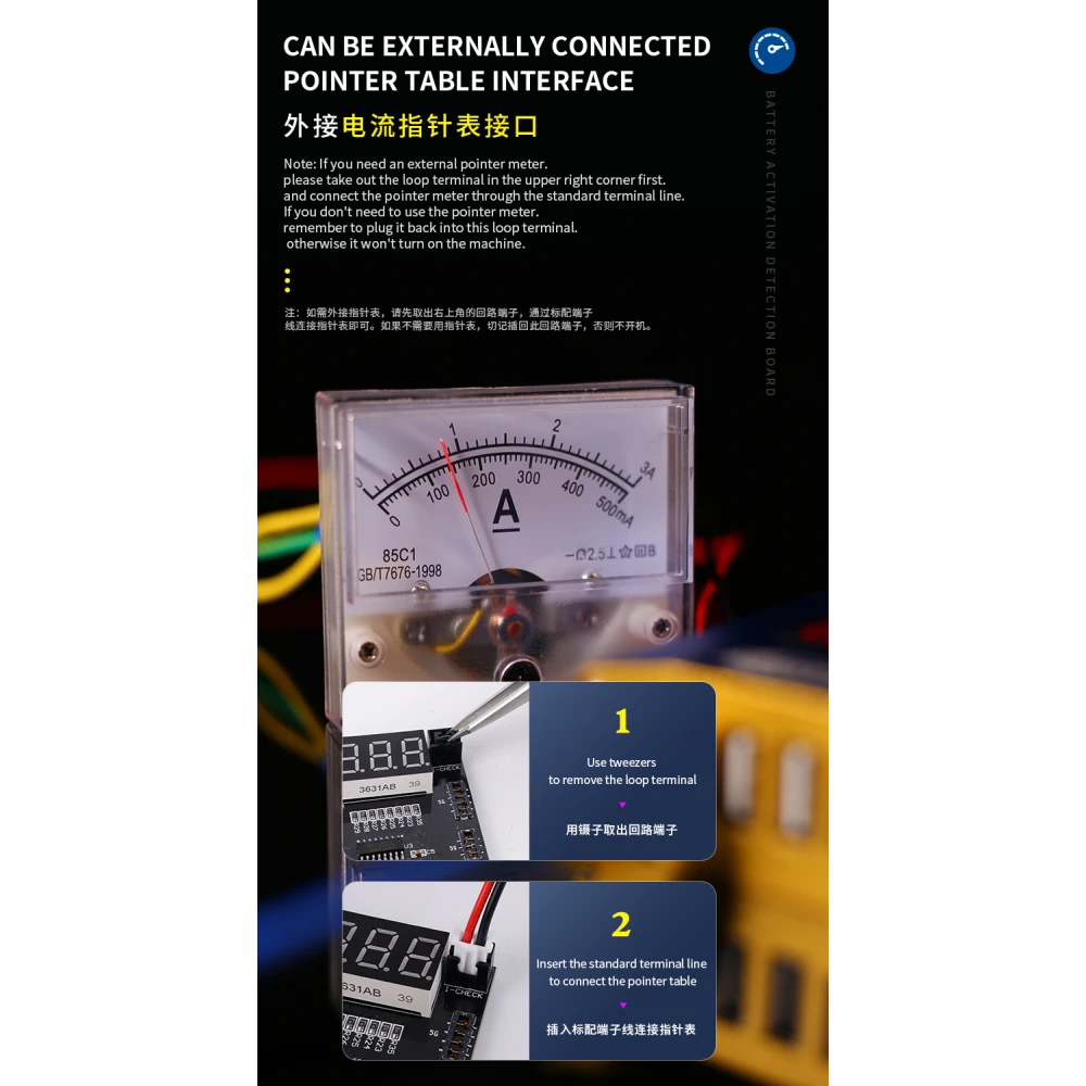 Mechanic BA27 Batterie-Aktivierungsplatine für iPhone und Android