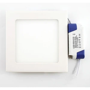 Quadratische LED-Panelleuchte Superslim 12W Kaltweiß 6000K