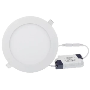 Runde LED-Panelleuchte 24W kaltweiß SuperSlim 6000K