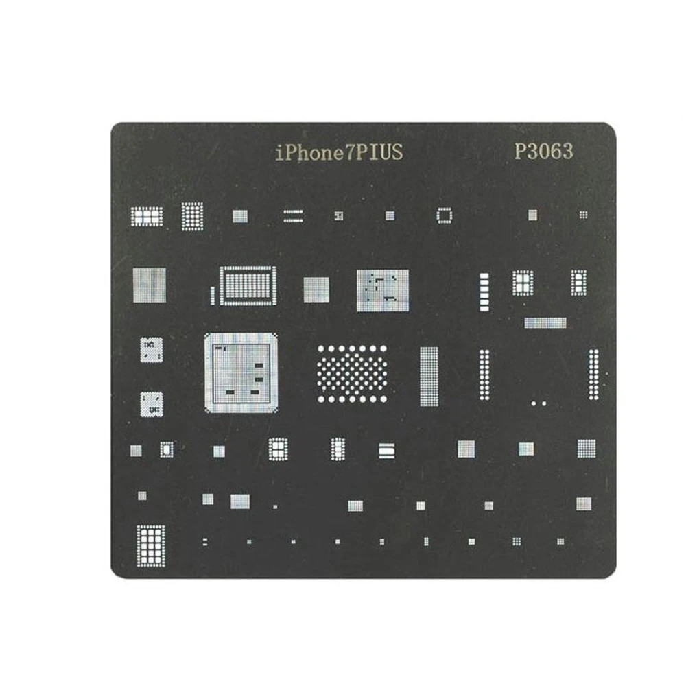 IC-Stencilplatte iPhone 7plus – BGA-Schablone für Reparatur und Lötarbeiten