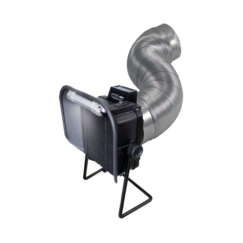 SMD-Reparaturplattform mit Rauchabsaugung Aoyue 486 Plus mit Absaugrohr