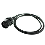 Detalle del cable de 1,1 metros y soporte del portalámparas industrial vintage Edison E27 Modelo B1