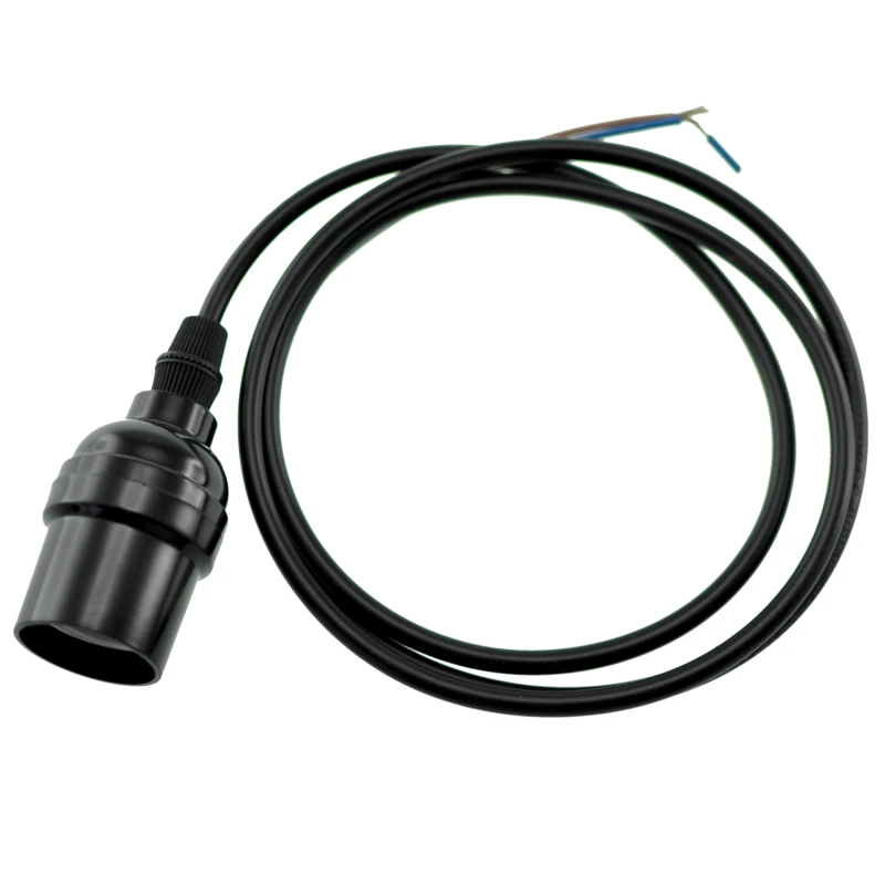 Industrie Vintage Retro Edison E27 Lampenfassung mit Kabel 1,1m B1