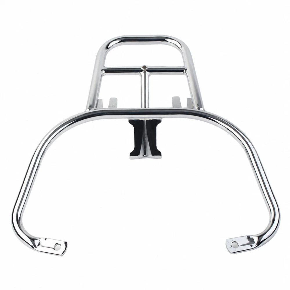 Hinterer Gepäckträger kompatibel mit Piaggio GTS 300 / Sprint 150 - Farbe Silber