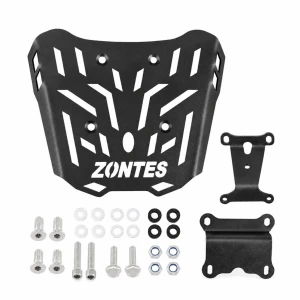 Gepäckträger Hinten Zontes 150X / 125X — Eisenträger 4 mm, Schwarz