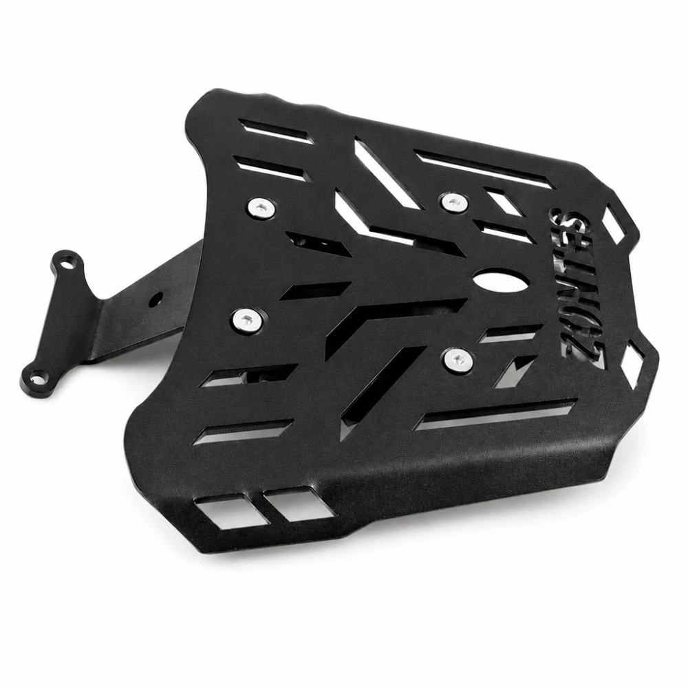 Gepäckträger Hinten Zontes 150X / 125X — Eisenträger 4 mm, Schwarz