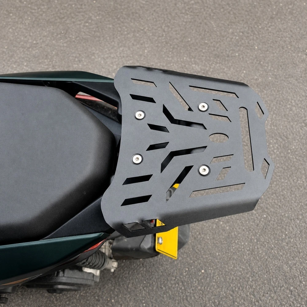 Gepäckträger Hinten Zontes 150X / 125X — Eisenträger 4 mm, Schwarz