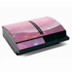 PS3 Skin-Schutz Rosa – Laser Pink Konsole Skin