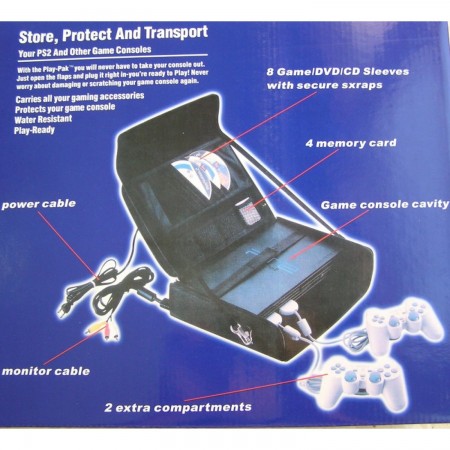 PS2 Play-Pak Reisetasche CONTROLERS & ACCESSORIES  7.43 euro - satkit