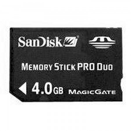 PSP Memory Stick Pro Duo 4GB Sandisk *ORIGINAL*. MEMORY STICK AND HD PSP 3000  9.99 euro - satkit