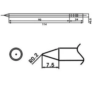 Aoyue LF-B Lötkolbenspitze mit Heizelement für Lötstationen