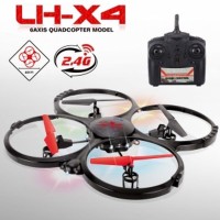 Quadcoptero Lh-X4 2,4ghz 4 Kanäle, 6-Achsen-Gyroskop 32,5cm X 32,5cm Größe X 6,5cm