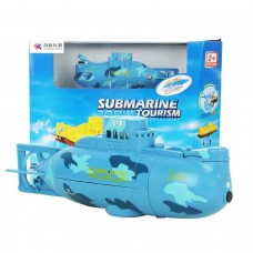 Rc Micro Submarine Mini Rc U-Boot 3-Kanal Funkfernsteuerung Submarin -Blau-