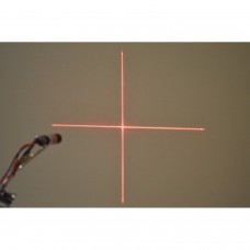 Red Laserdiodenmodul Fokussierbare Linse Cross Line 650nm 5mw 3~6v Kabel 135mm