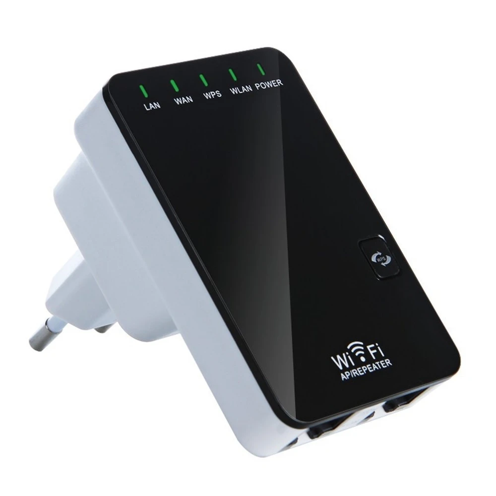 WLAN Repeater 300 Mbps mit 2 RJ45-Ports - Extender und Access Point