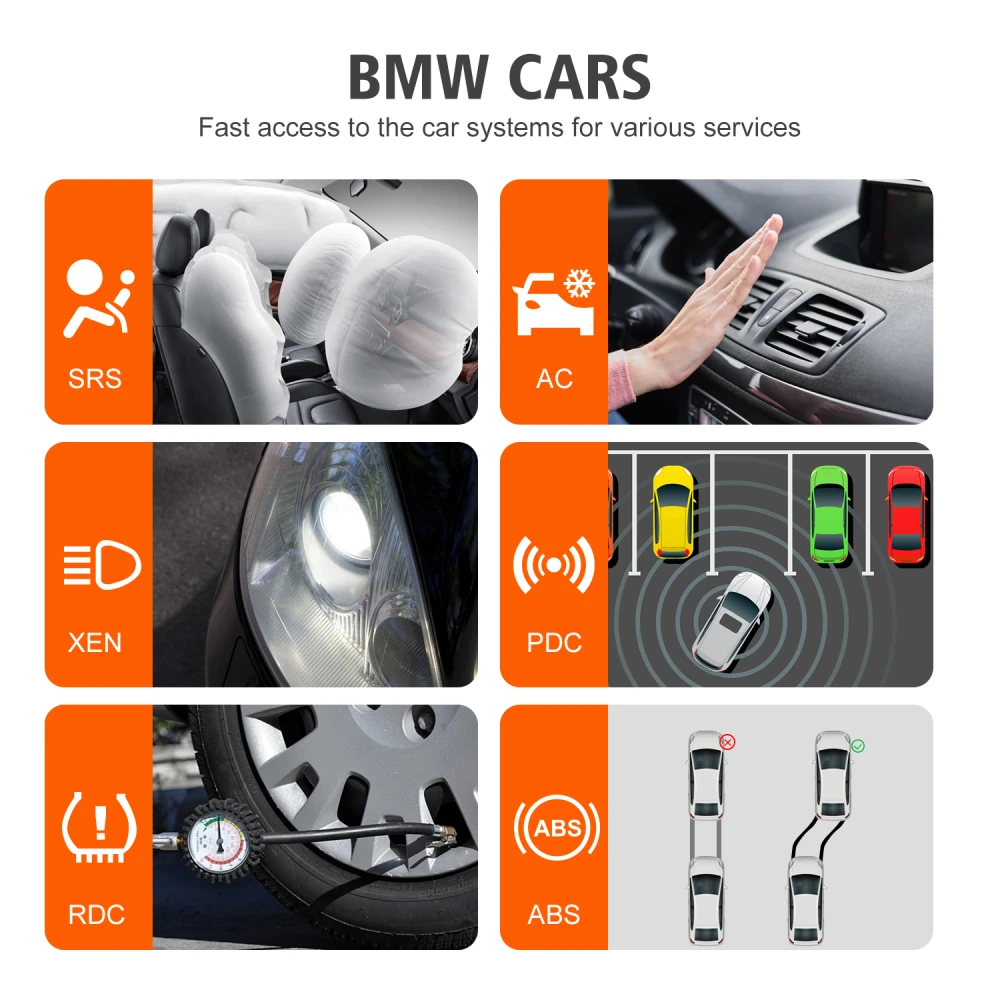 BMW Diagnosegerät Konnwei KW480 - OBD2-Scanner für BMW