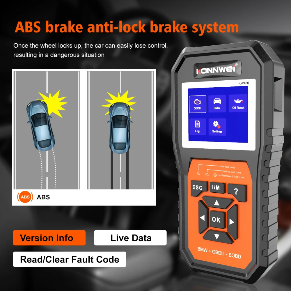 BMW Diagnosegerät Konnwei KW480 - OBD2-Scanner für BMW