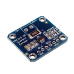 Vista frontal del sensor de corriente INA219 I2C MCU-219 con conexiones de pines