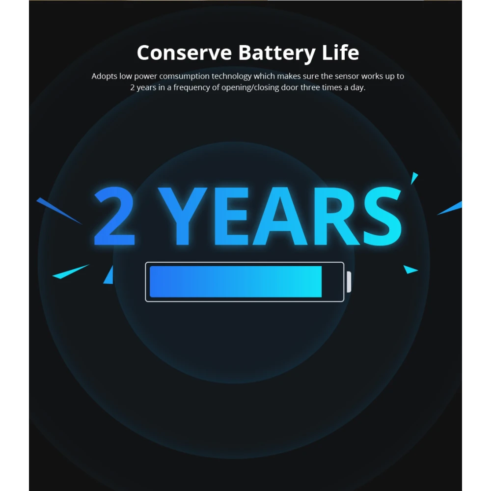 SONOFF DW2 RF Funk-Tür-/Fenstersensor für die Haussicherheit