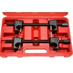 Compresores de resorte de bobina TSX TOOL en uso con guantes de seguridad