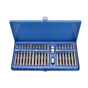 40-tlg. Torx-Bit-Set für Sechskantschrauben 1/2'' 3/8'' Auto
