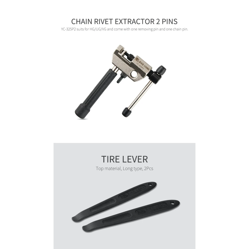 Bikehand Fahrrad-Werkzeugset 18-in-1 – Multifunktions-Set