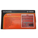 1/4 Zoll Steckschlüssel-Set 46-teilig TSX TOOL für Auto und Heimwerken