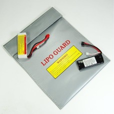 Silberne Große Lipo-Batterie Schutzhülle/Tasche Für Ladung & Lagerung