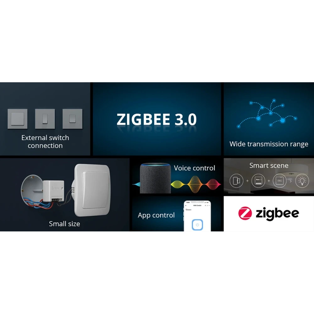 SONOFF ZBMINI ZigBee Mini-Smart-Schalter für 2-Wege-Lichtsteuerung