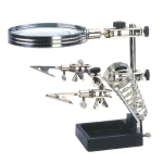 Lupenhalter zum Löten von Elektronik mit freihändigem Arbeiten