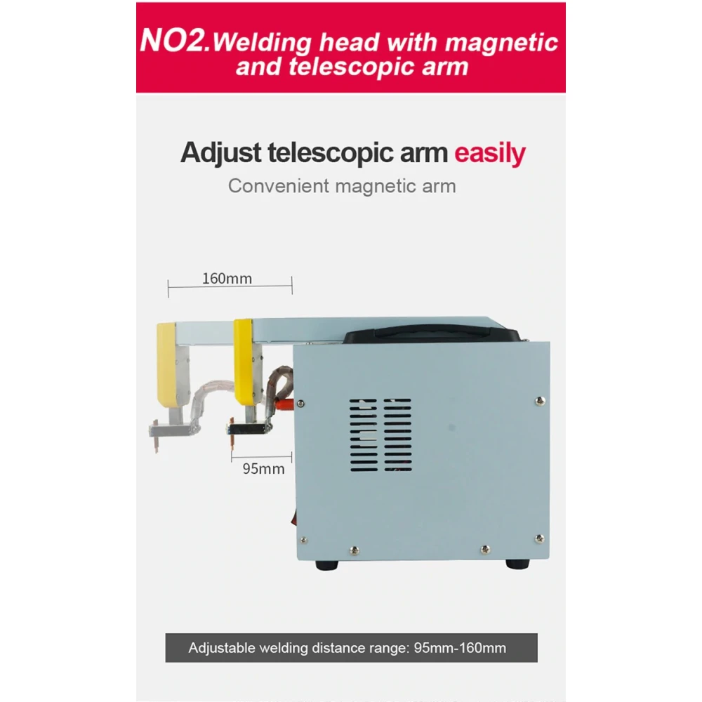 SUNKKO 738AL: Punktschweißgerät für 18650 Lithium-Akkus