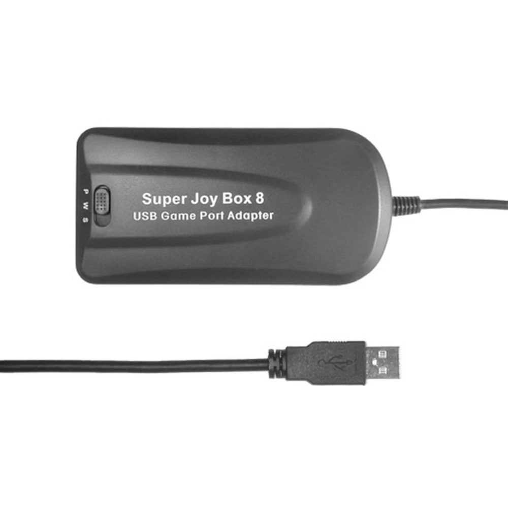 Vista frontal del Super Joybox 8 PC a PC 4 puertos Mayflash